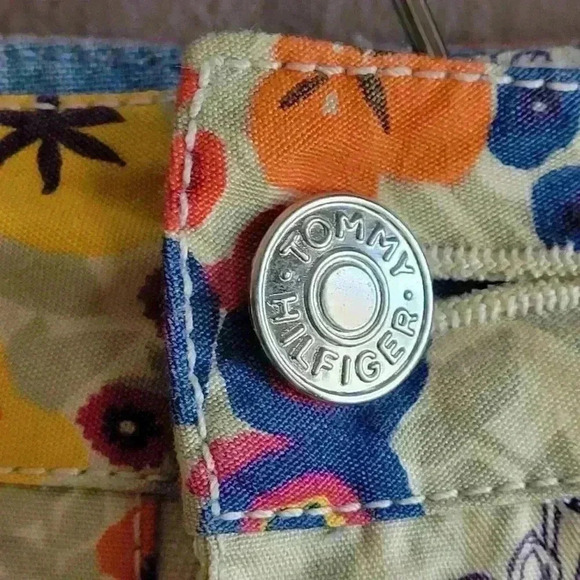 Tommy Hilfiger Floral Skirt Womens Size 8 Back Pocket Knee Length Boho Style - Picture 5 of 11